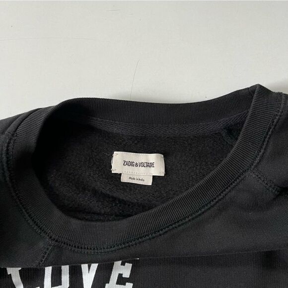 Zadig & Voltaire Love Amour Sweatshirt Medium - Picture 3 of 6